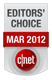 CNET Download.com przyznał w marcu 2012 nagrodę Editors' Choice Award programowi avast! Free Antivirus wersji 7.